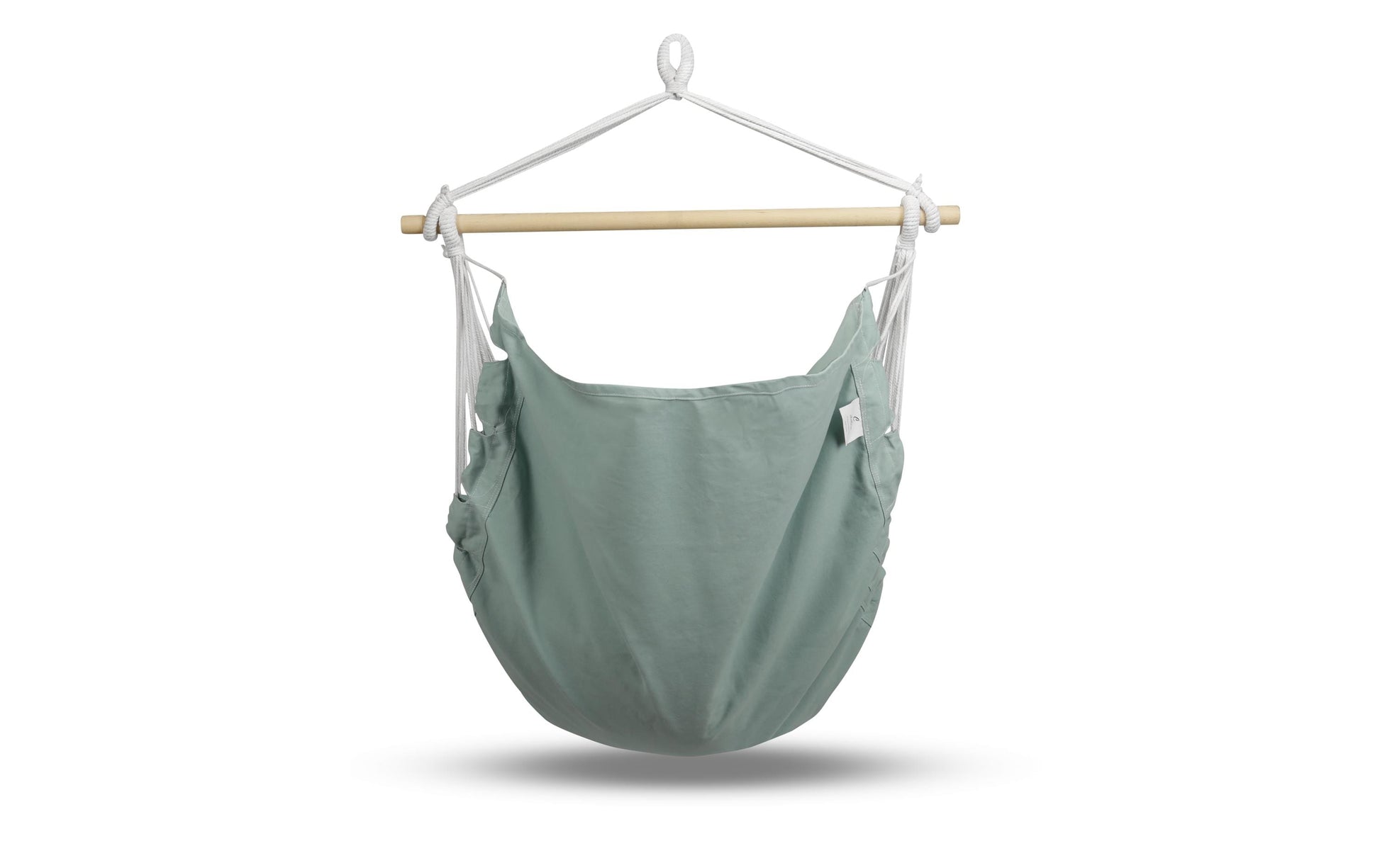 Chillme Hängestuhl – 130 × 100 × 100 cm – Polyester & Baumwolle – Grün