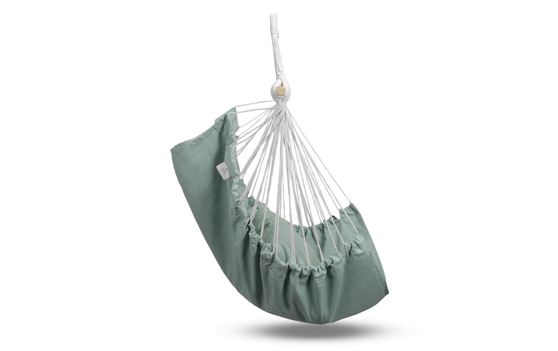 Chillme Hängestuhl – 130 × 100 × 100 cm – Polyester & Baumwolle – Grün