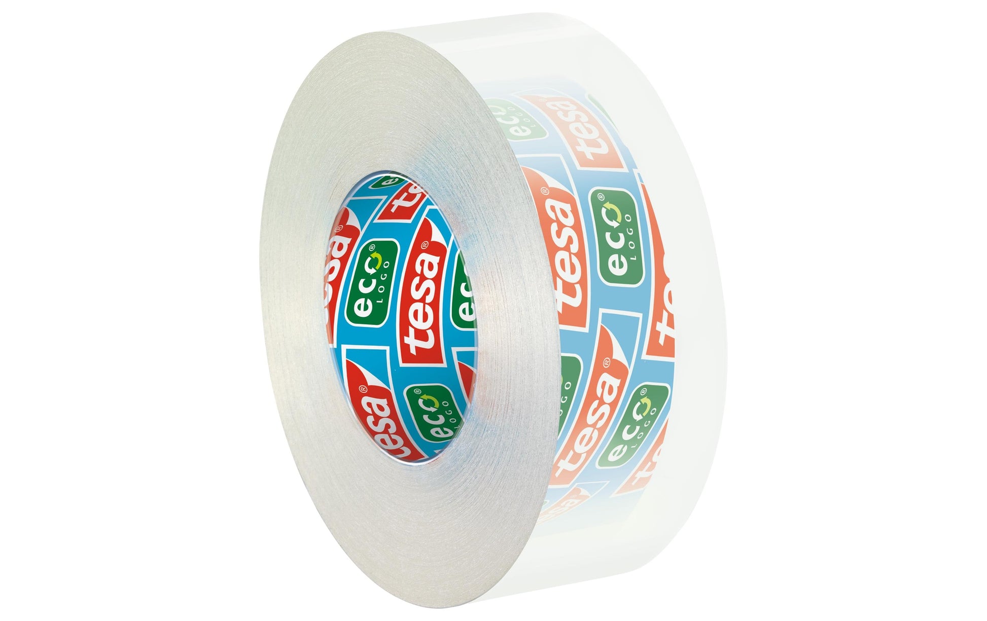 TESA Klebeband eco & clear – permanent, Kunststoff, 19 mm × 33 m, Kern Ø 26 mm, 8 Rollen