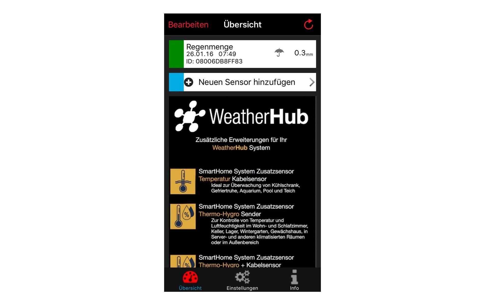 TFA-Dostmann TFA Dostmann WeatherHub SET3 – Wetterstation, WLAN, Regenmesser, 100 m Reichweite – Weiss