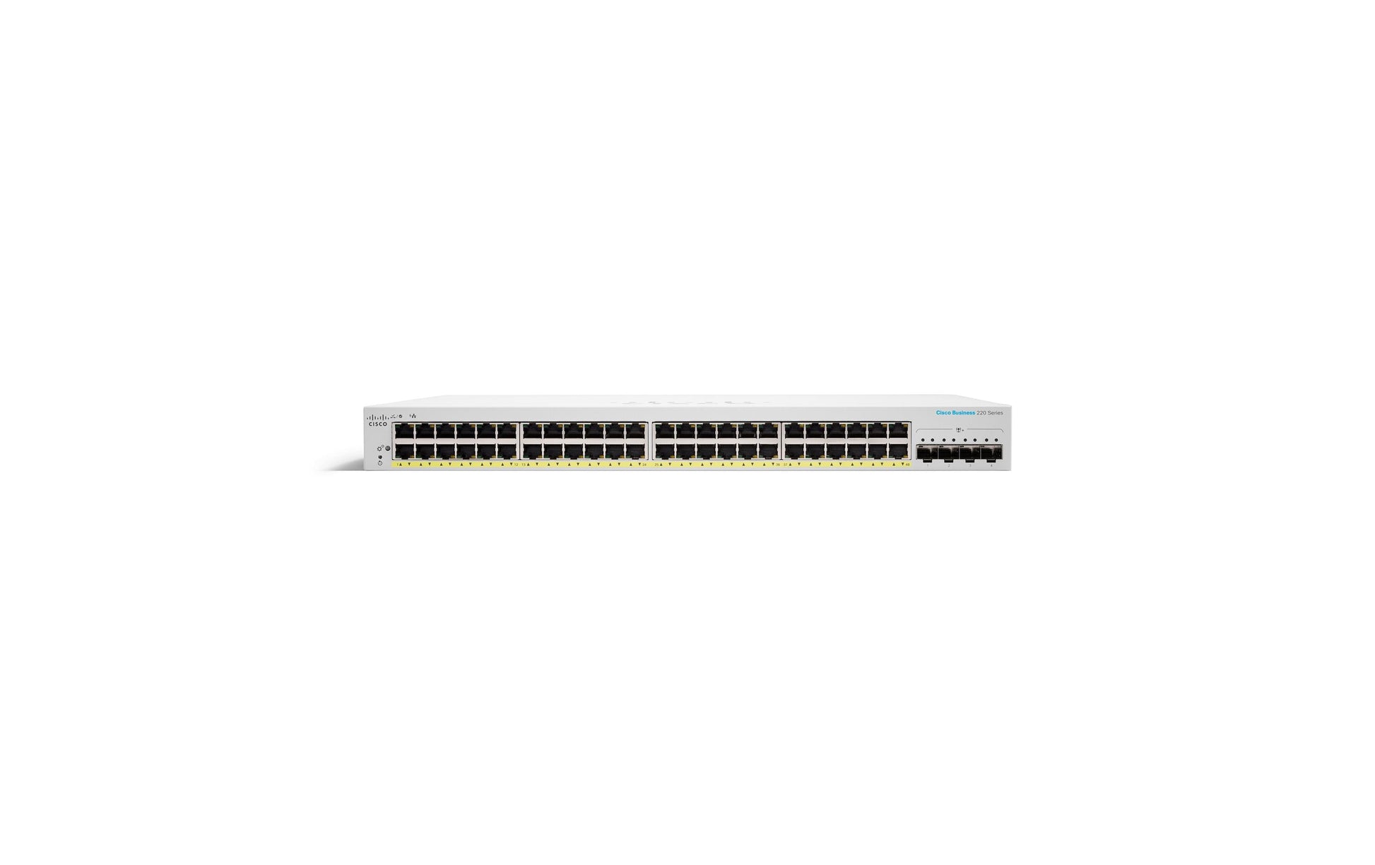 Cisco CBS220-48T-4X-EU – Managed Switch – 48×GbE, 4×SFP+, L2, 1U