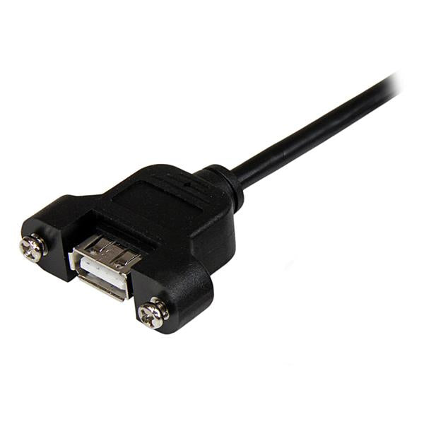 StarTech.com USB-A Verlängerungskabel (Stecker auf Buchse) – USB 2.0 (480 Mbit/s) – 0,9 m – PVC – Schwarz