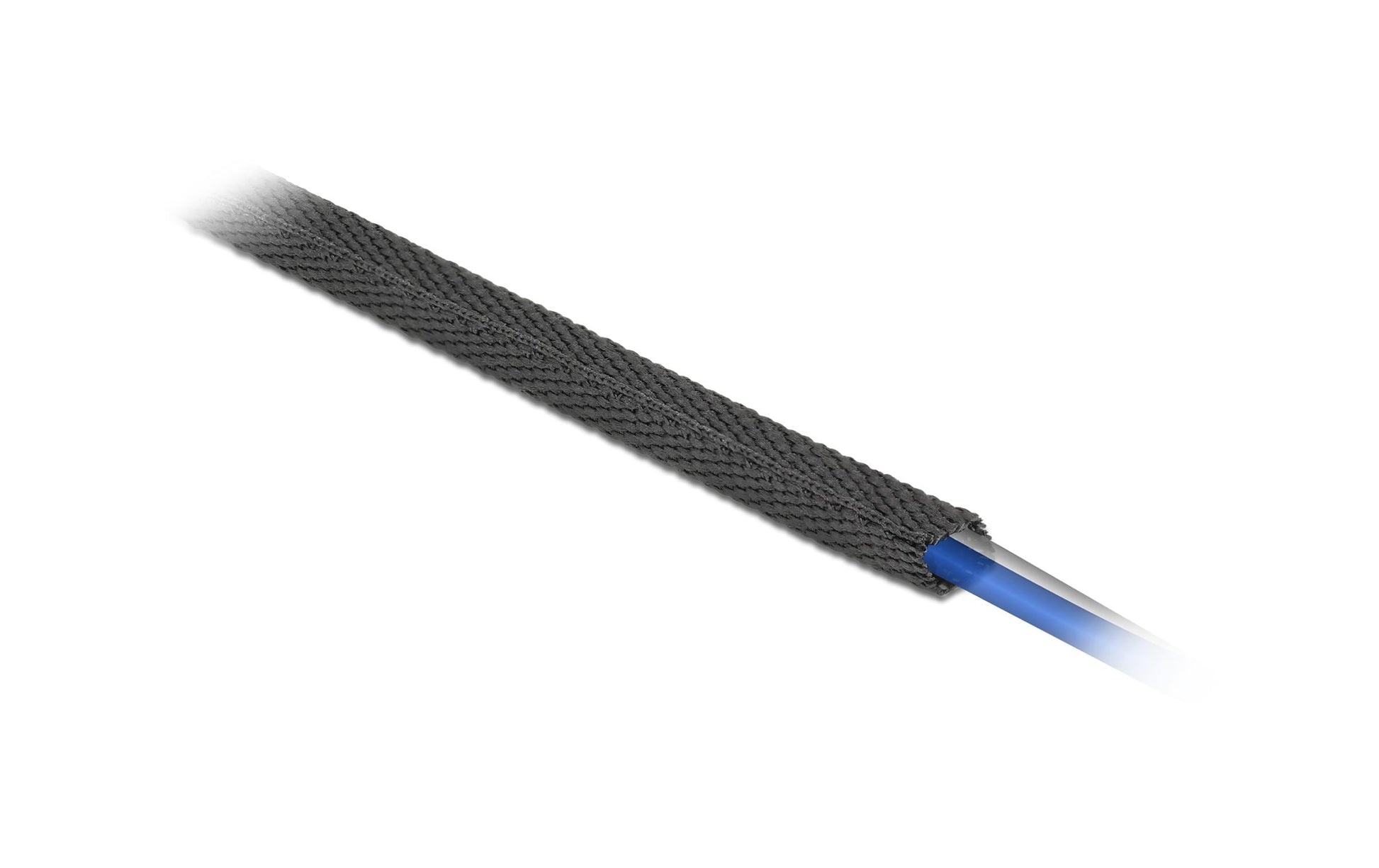 DeLOCK Gewebeschrumpfschlauch, Ø 6 mm × 2 m, Schrumpfungsrate 2:1 – schwarz