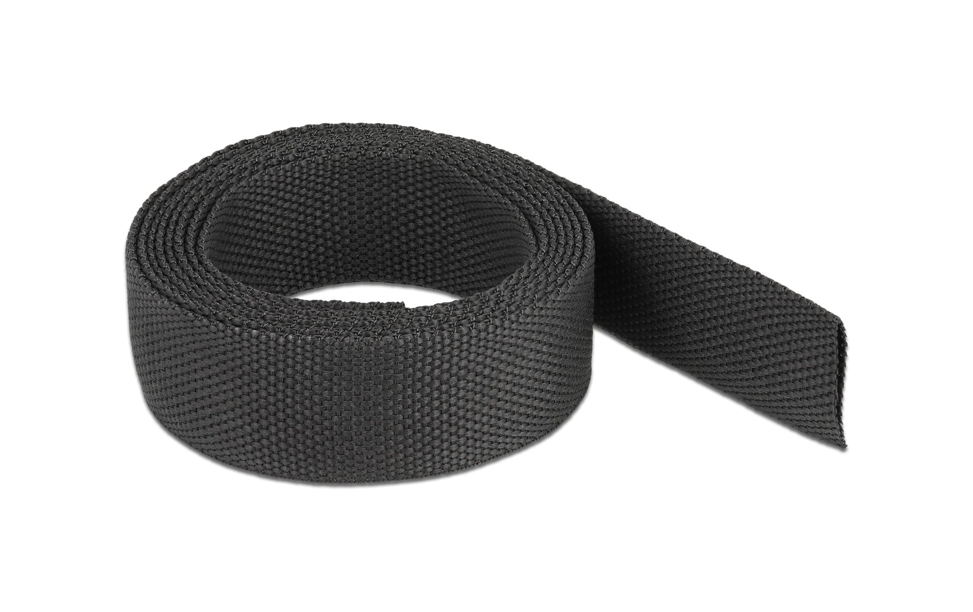 Delock Gewebeschrumpfschlauch 2 m – 1,6 cm, 1 Stück, Schwarz