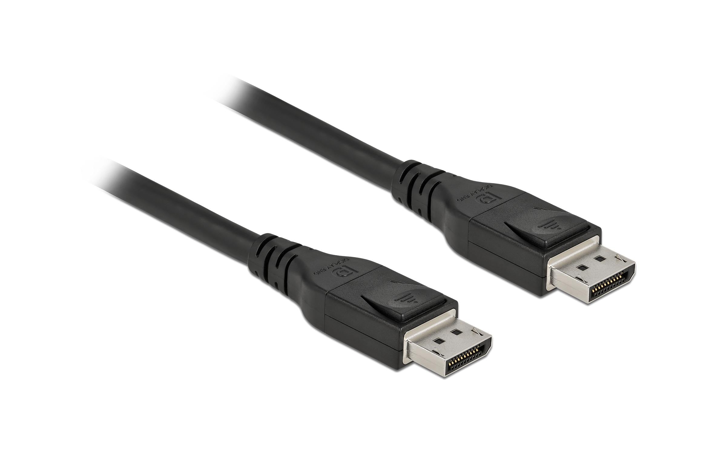 DeLOCK Aktives DisplayPort-Kabel 8K 60Hz – 8K Auflösung, Schwarz