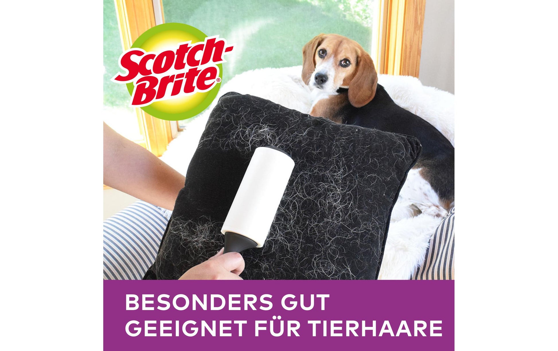 3M Scotch-Brite Ersatzrolle – Papier – Schwarz