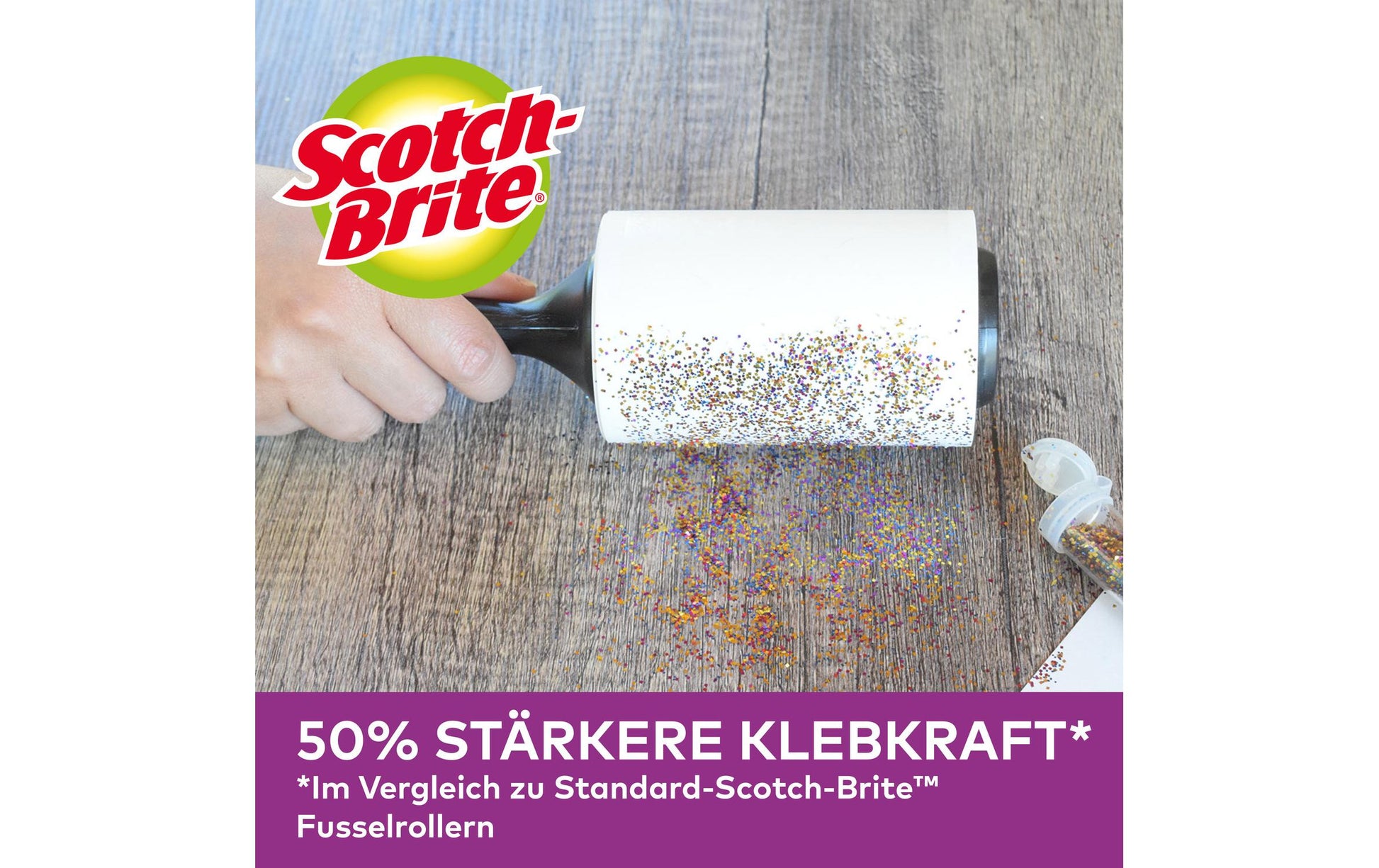 3M Scotch-Brite Ersatzrolle – Papier – Schwarz