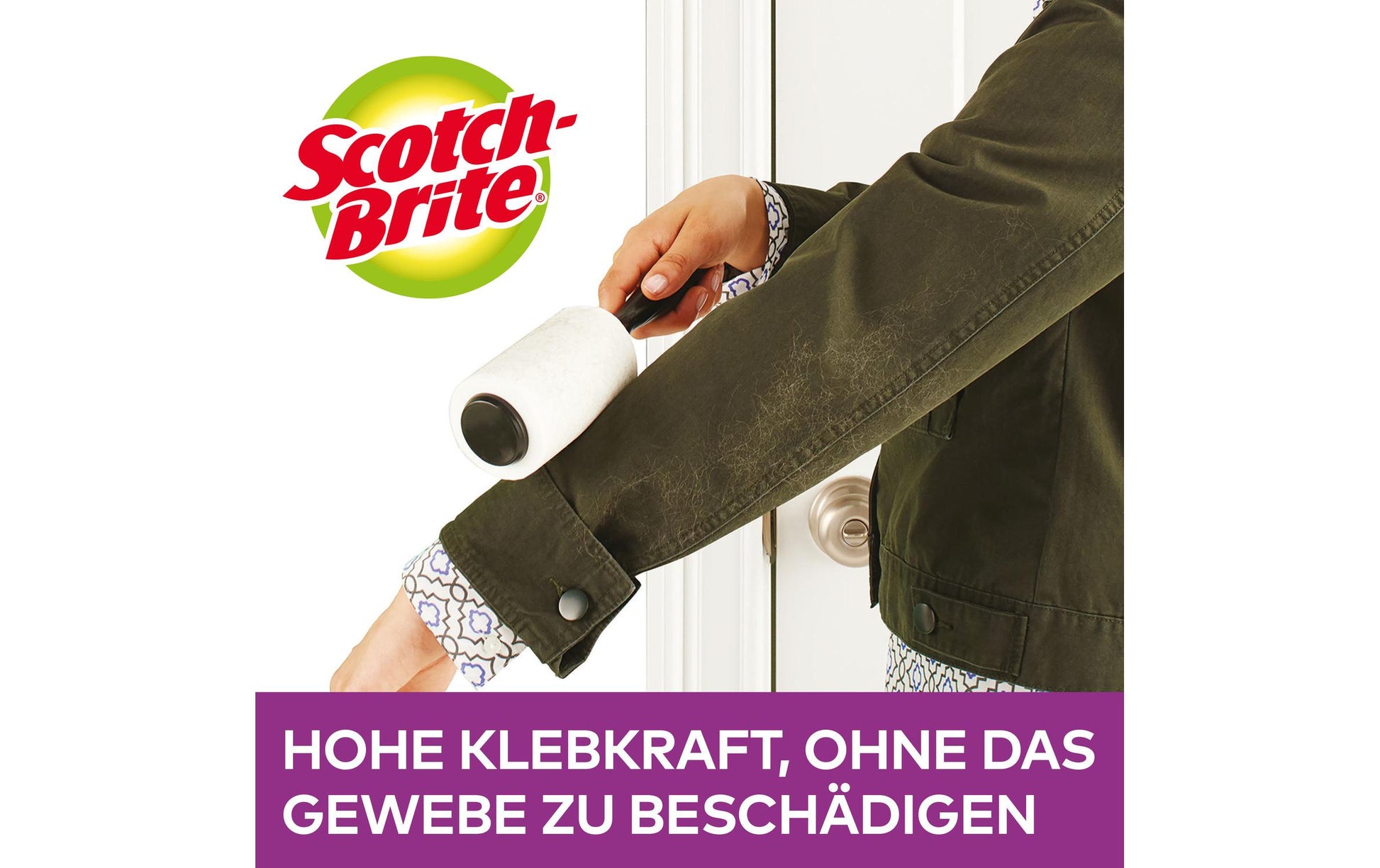 3M Scotch-Brite Ersatzrolle – Papier – Schwarz