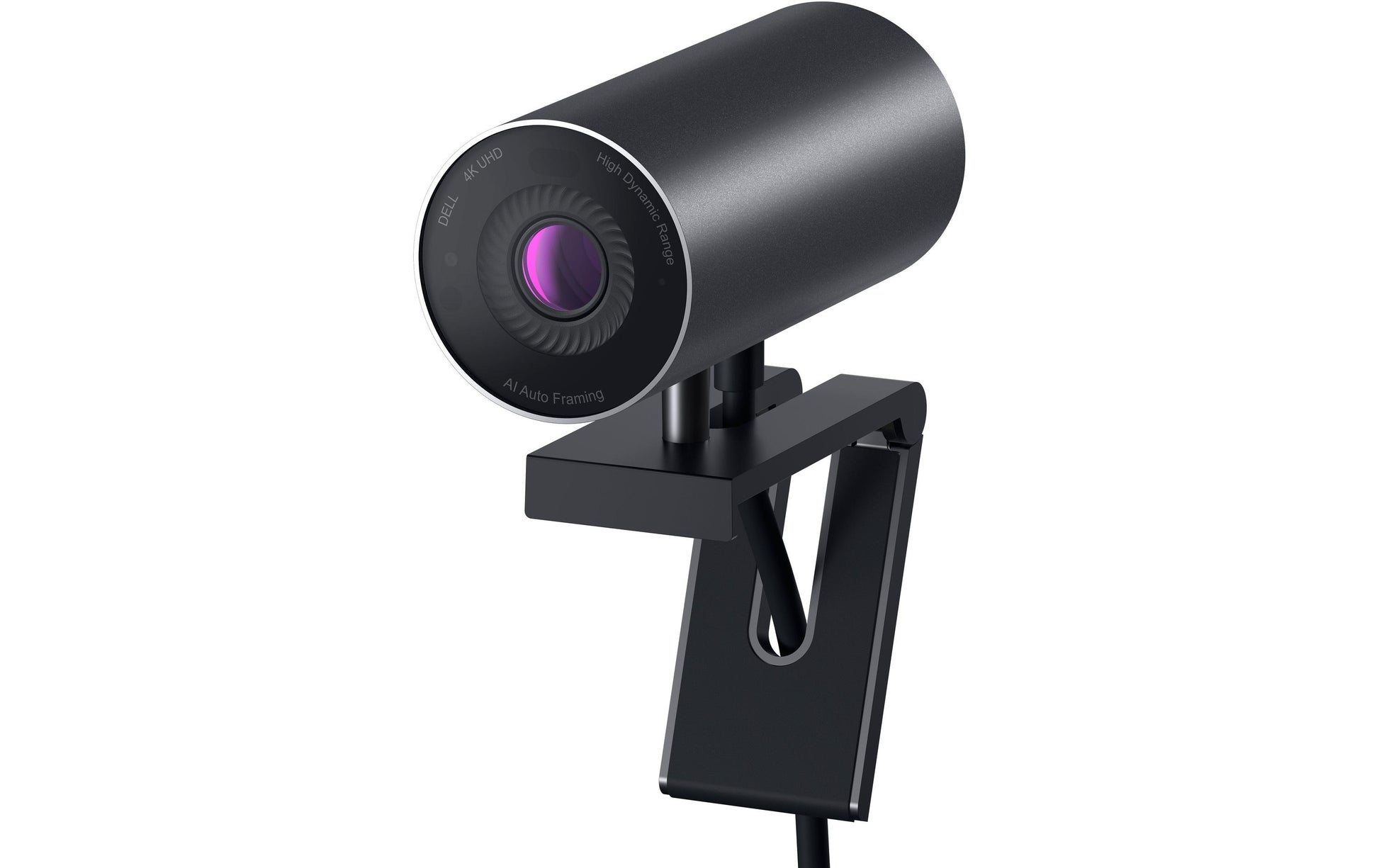 DELL UltraSharp Webcam WB7022 – Webcam – 4K, bis 60 fps, USB‑A, Autofokus, 5× digitaler Zoom, ohne Mikrofon