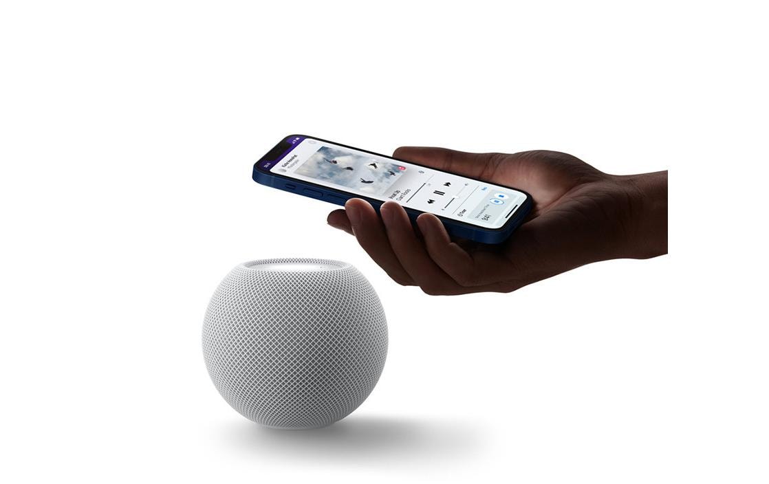 Apple HomePod mini Lautsprecher – für iPhone, iPad, iPod touch, weiss