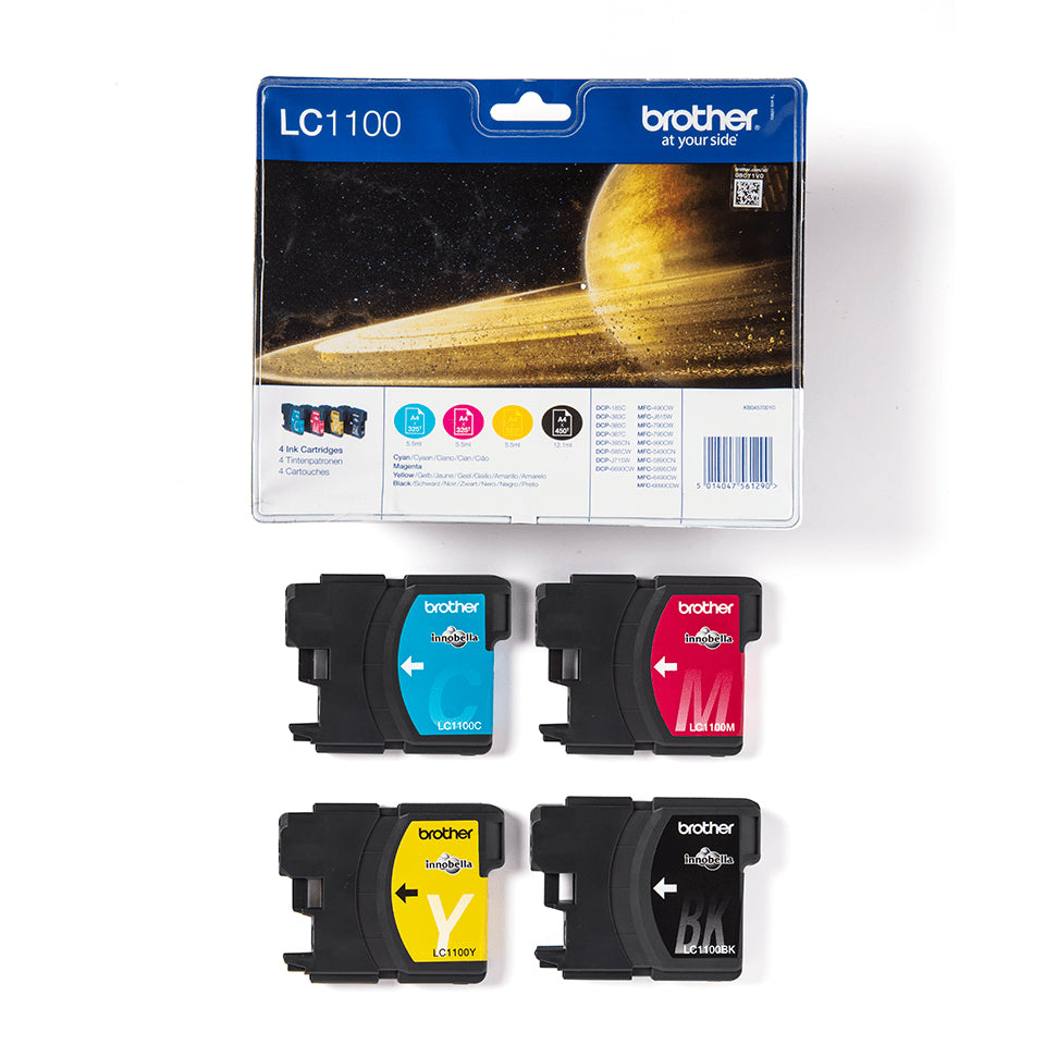 Brother Tintenpatronen-Multipack, CMYK, 4er-Pack
