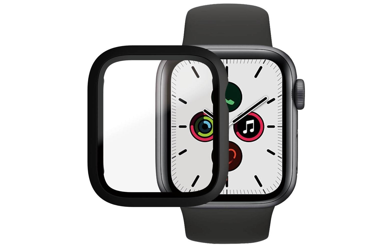 PanzerGlass Displayschutz (Panzerglas), Full Body – für Apple Watch Series 4/5/6/SE 40 mm