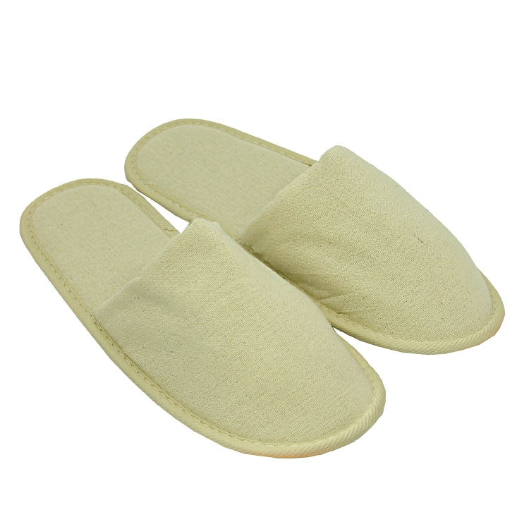 Slipper Eco – 31 cm, 100 Paar – Baumwolle, Hellbeige, Geschlossen