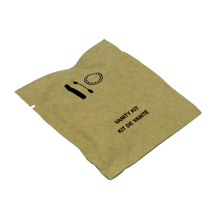 Vanity Kit ECO – 3 Wattestäbchen, 2 Wattepads, 1 Nagelfeile