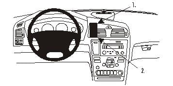 Brodit ProClip – Auto-Halterung – Schwarz