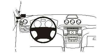Brodit ProClip – Auto-Halterung – Schwarz
