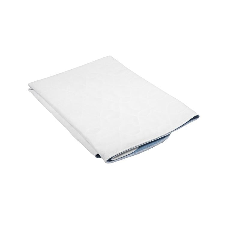 Mehrwegunterlage – Blau – 160/75 × 90 cm – PES-Velours, PU-laminiert