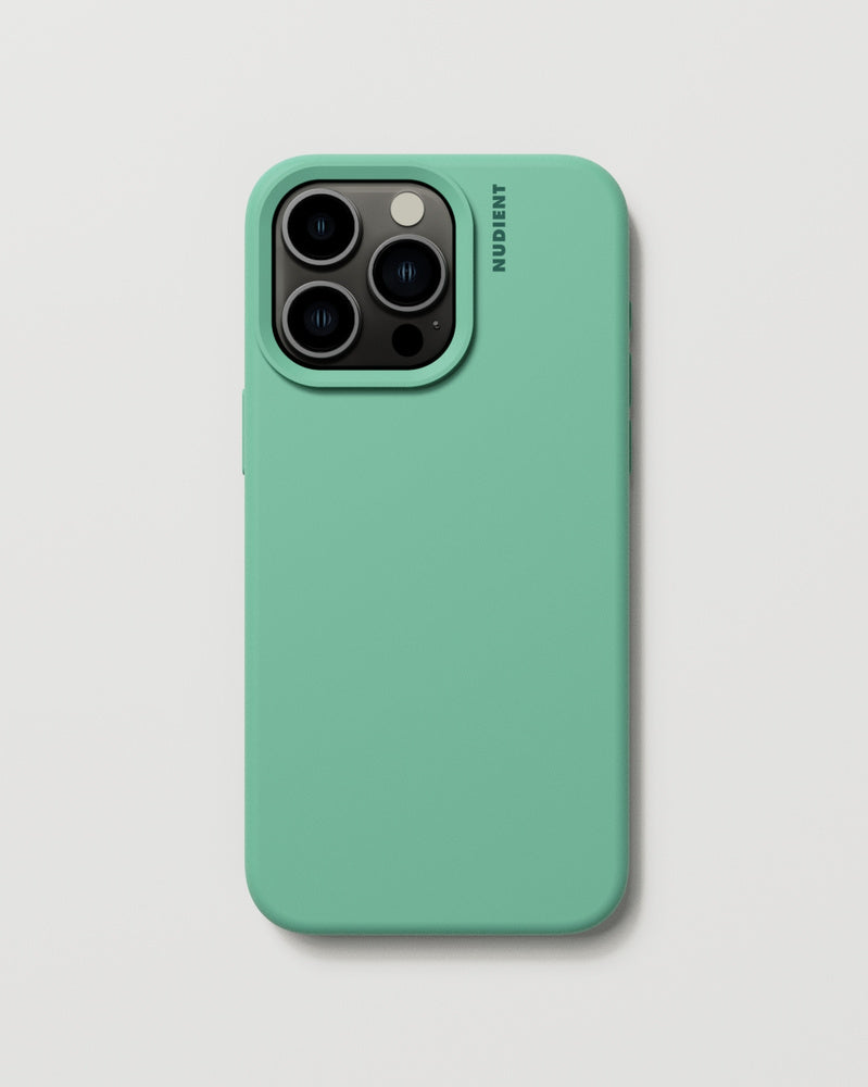 Nudient Backcover – für Apple iPhone 15 Pro Max, Silikon, Mintgrün