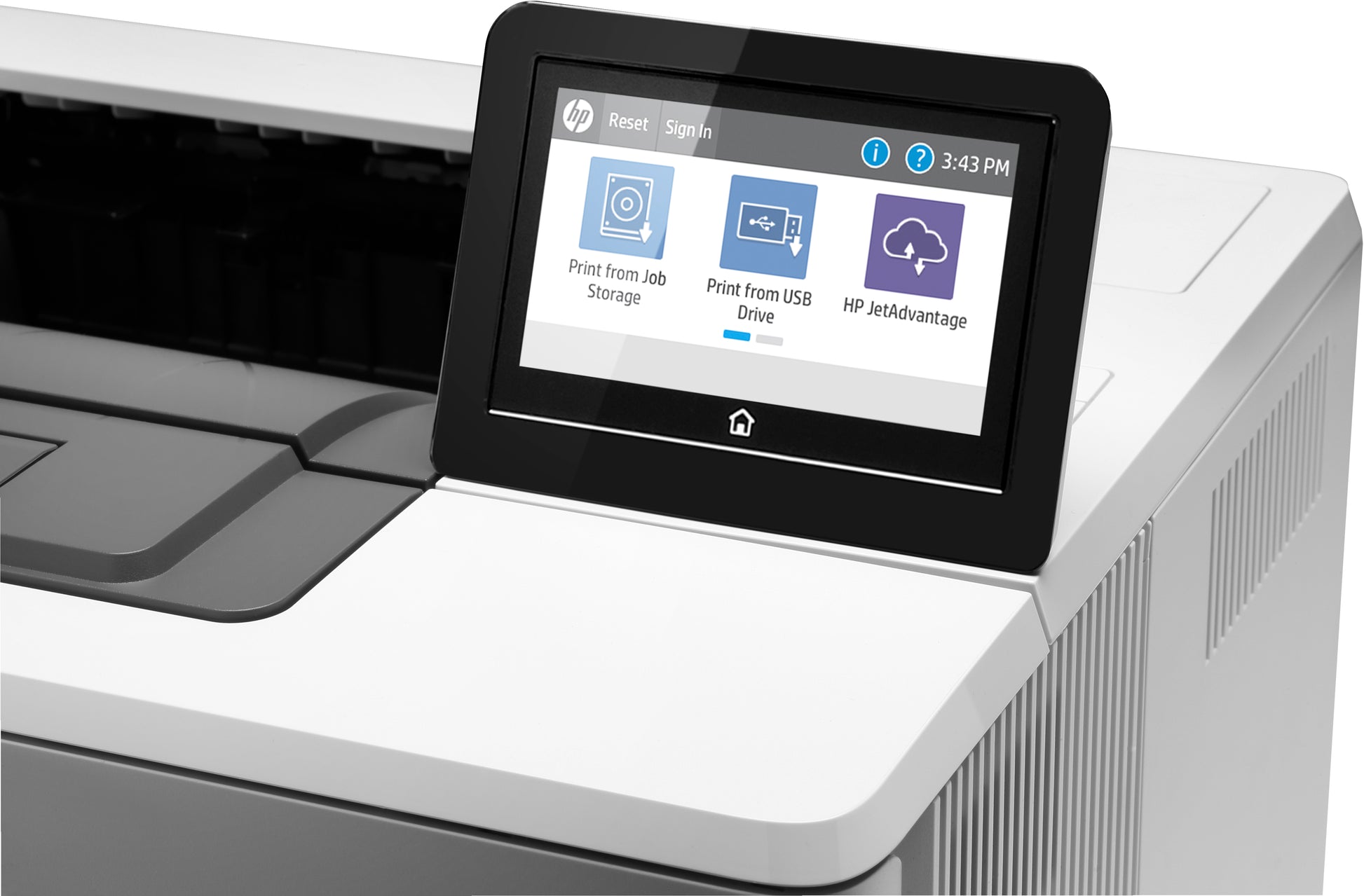 HP LaserJet Enterprise M507x – Schwarz-Weiss, A4, Duplex, WLAN, LAN, USB, 43 Seiten pro Minute, AirPrint, Mopria