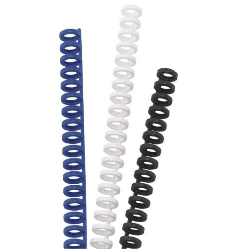 GBC Bindedisc-Ringe – für A4 – Ø 12 mm, weiss, Kunststoff – 50 Stk.