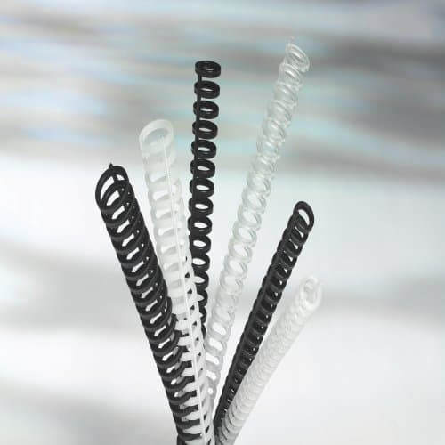 GBC Bindedisc-Ringe – Ø 8 mm, schwarz, Kunststoff – 50 Stk.