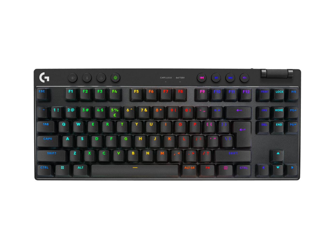 Logitech G PRO X – Tastatur TKL – mechanisch, RGB – Bluetooth & 2,4 GHz (USB-A Empfänger) – QWERTY (US-INT)