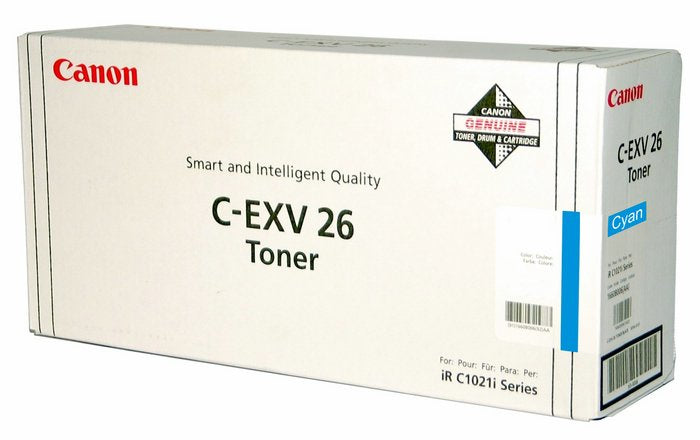 Canon Toner C-EXV26C – cyan, 6000 Seiten – für Canon iR C1021/C1028