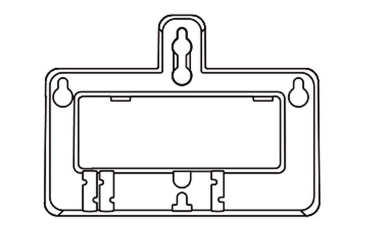 Yealink Wandhalterung, für T52S/T53/T53W/T54W/T54S, schwarz