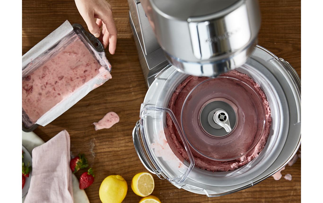 Kenwood Eisbereiter KAX71.000WH – 1 l, für Chef-Serien, z. B. Chef Major Premier, Chef Sense, Cooking Chef