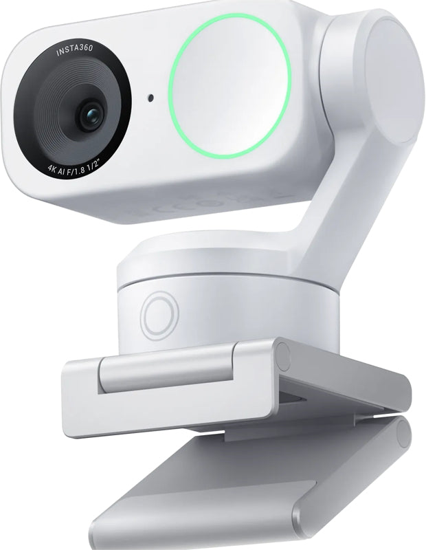 Insta360 Link 2 Webcam – 4K Ultra HD, 60 fps, Autofokus, USB-C, HDR – Weiss