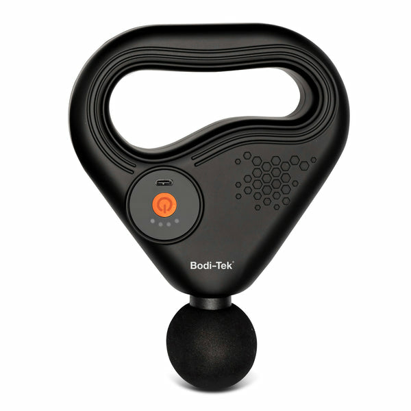 Bodi-Tek Massagepistole – Schwarz, Perkussionsmassage, Akkubetrieb, 4 Programme
