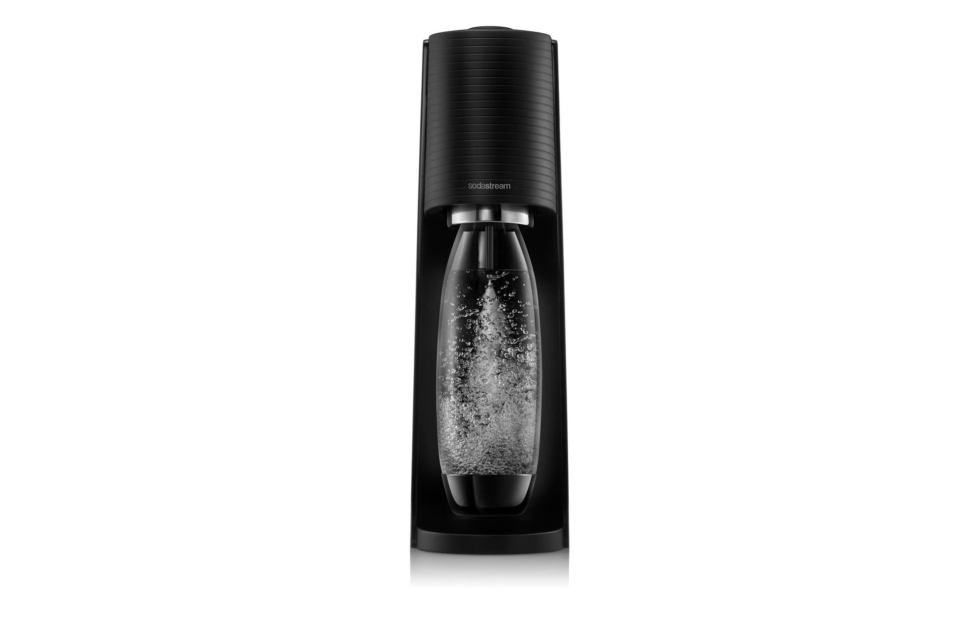 SodaStream Soda-Maker Terra – 1 l PET-Flasche, Karbonisator für 60 l – Schwarz