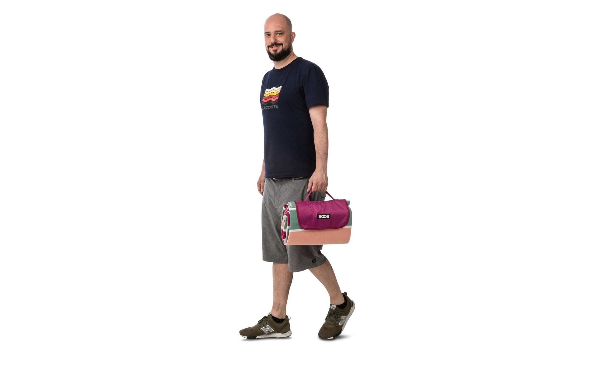 KOOR Lido Wohndecke – Mikropolyester, Rosa – 135 × 160 cm