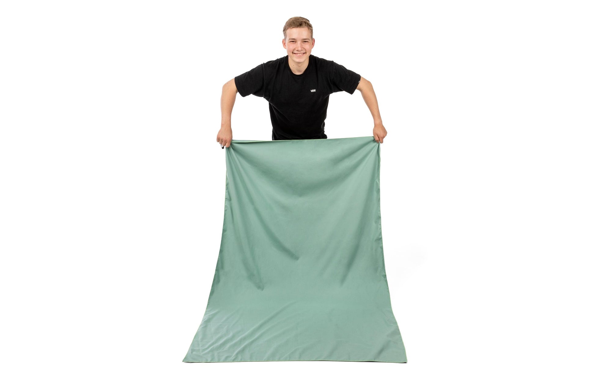 KOOR Badetuch Silva – 110×180 cm, 80% Polyester/20% Polyamid, Grün