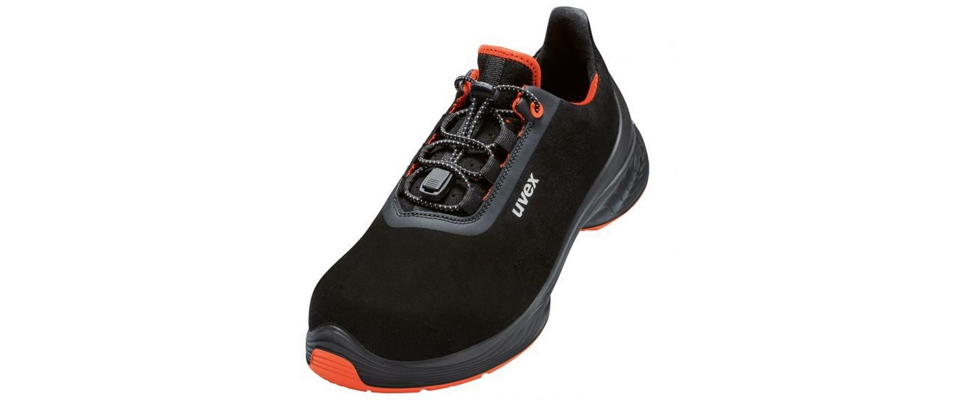 Uvex 1 G2 Sicherheits-Halbschuh S2 – schwarz/orange – Grösse 35, Weite 11