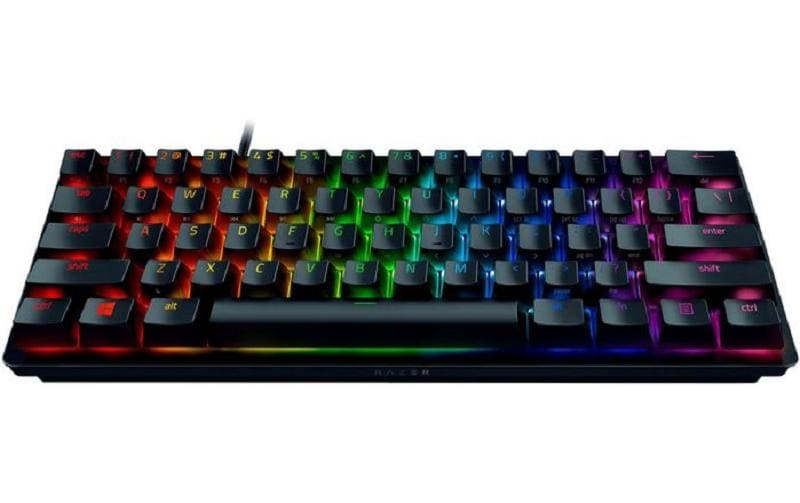 Razer Huntsman Mini – Tastatur, kabelgebunden (USB-C), CH-Layout (DE-CH), 60% – für Windows