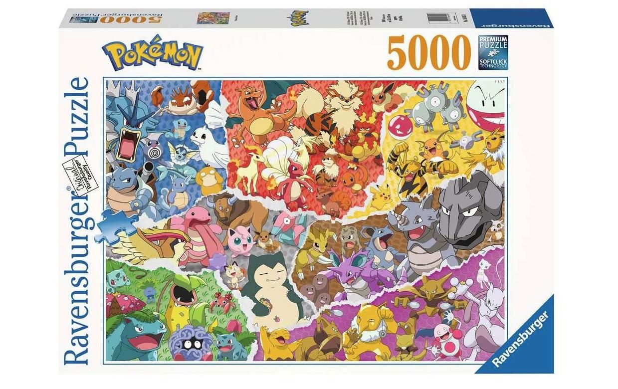 Ravensburger Puzzle Pokémon Allstars – 5000 Teile – 153 × 101 cm – ab 14 J.