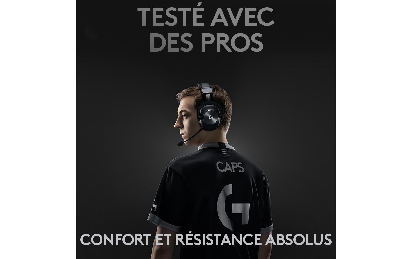 Logitech G PRO X Wireless LightSpeed Gaming-Headset – Over-Ear, Stereo, Kabellos (2,4 GHz LIGHTSPEED), mit USB