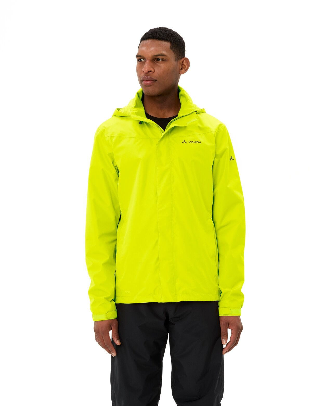 VAUDE Escape Bike Light Regenjacke – XXL – Gelb/Grün, Polyester, Wasserdicht, mit Kapuze