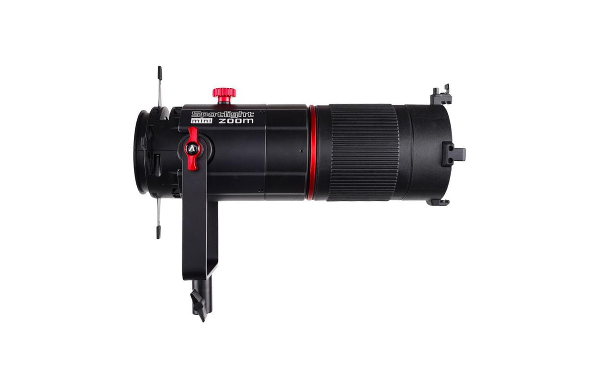 Aputure Spotlight Mini Zoom LS 60d/x – Projektionsaufsatz, Zoom 15°–30°, für Light Storm 60 Serie, Schwarz