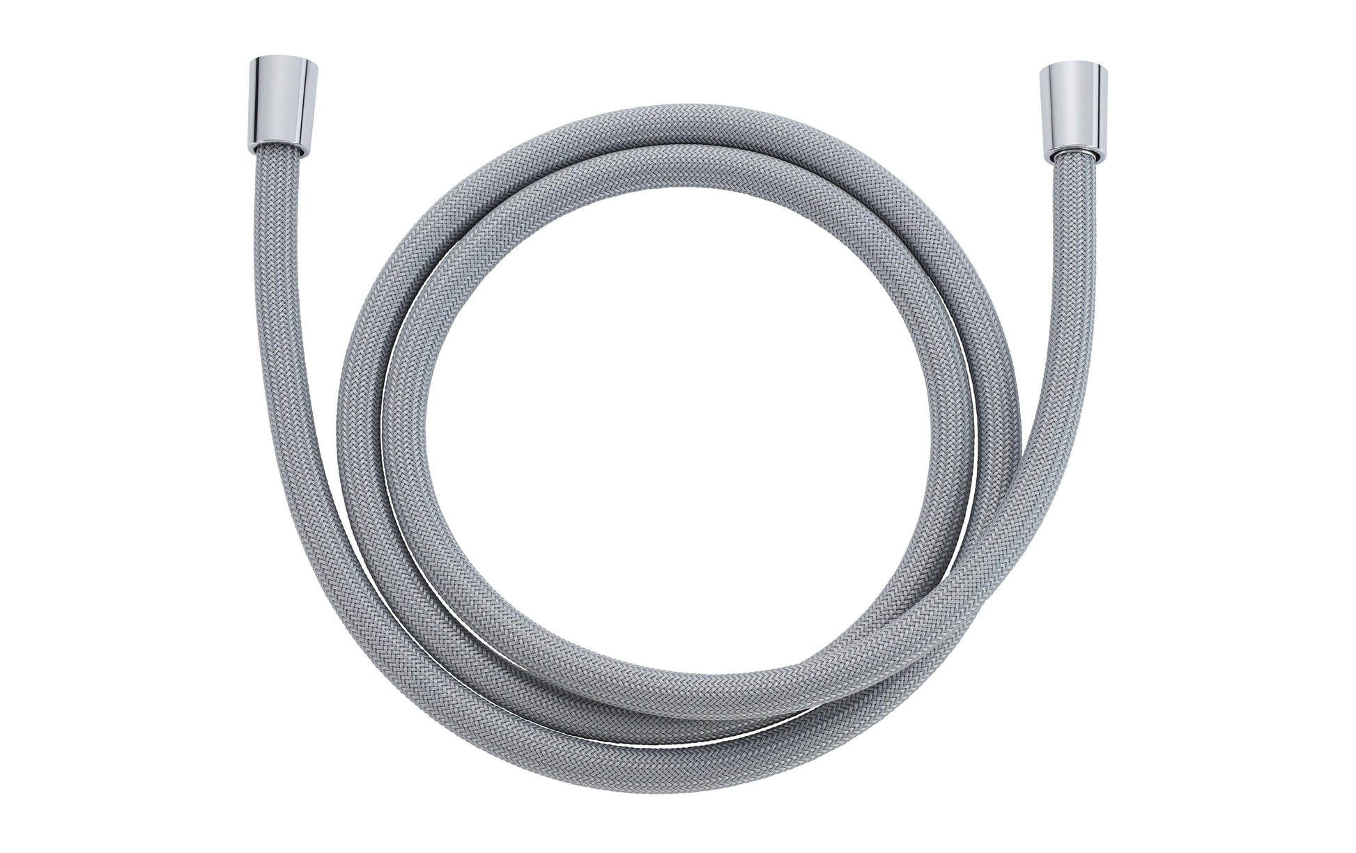 Diaqua Brauseschlauch CHROMALUX Zero – 150 cm, Polyethylen (PE), Anschluss 1/2″, Silbergrau