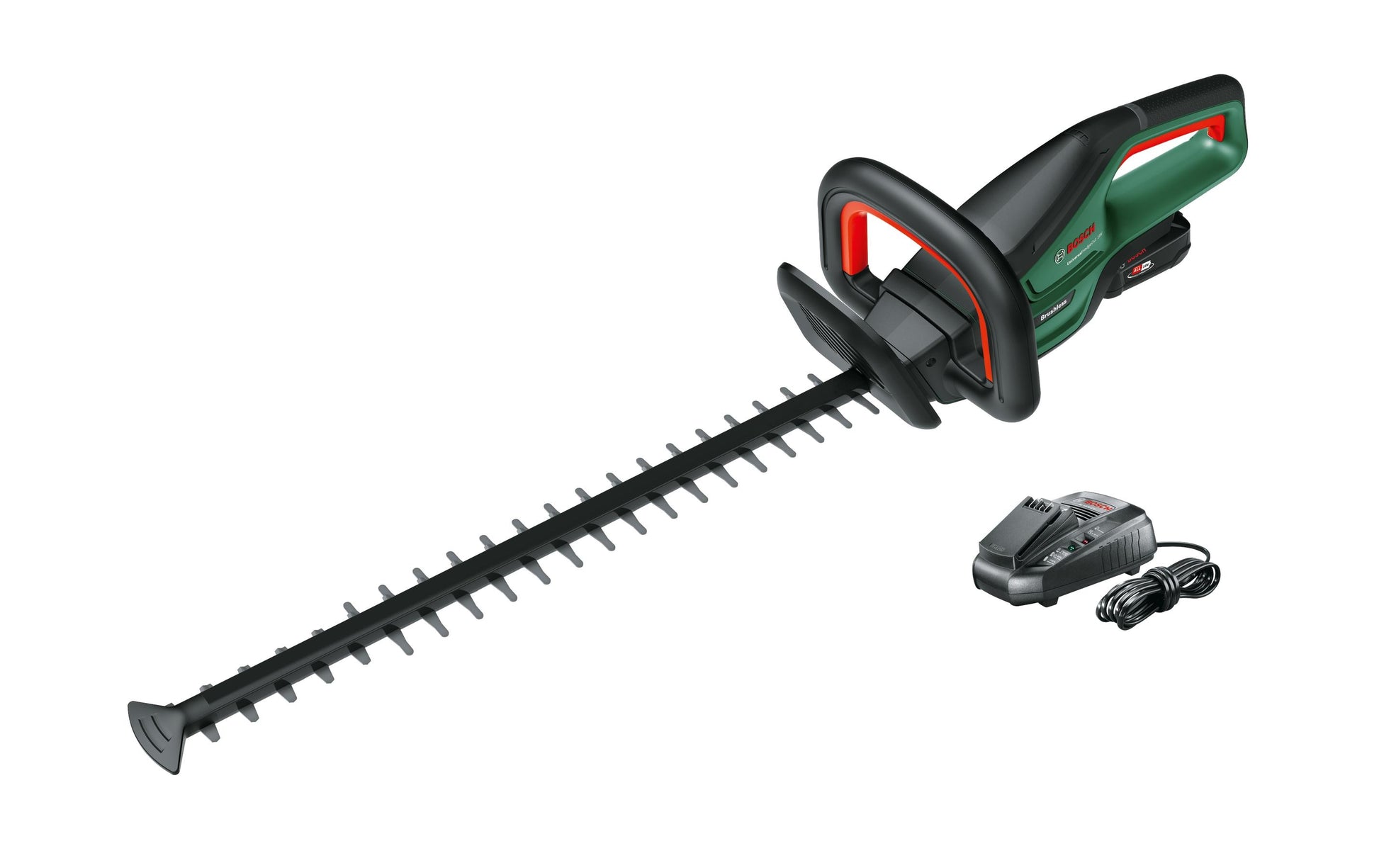Bosch 18V-55 Akku-Heckenschere – 18 V – Schwertlänge 550 mm – 1×2,5 Ah & Ladegerät – POWER FOR ALL