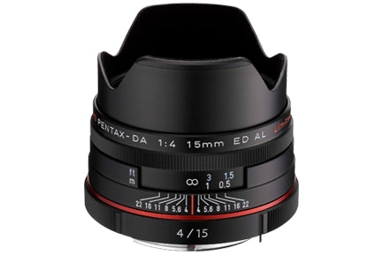 Pentax HD DA 15 mm f/4 ED AL Limited Objektiv – Pentax K-Bajonett – Schwarz