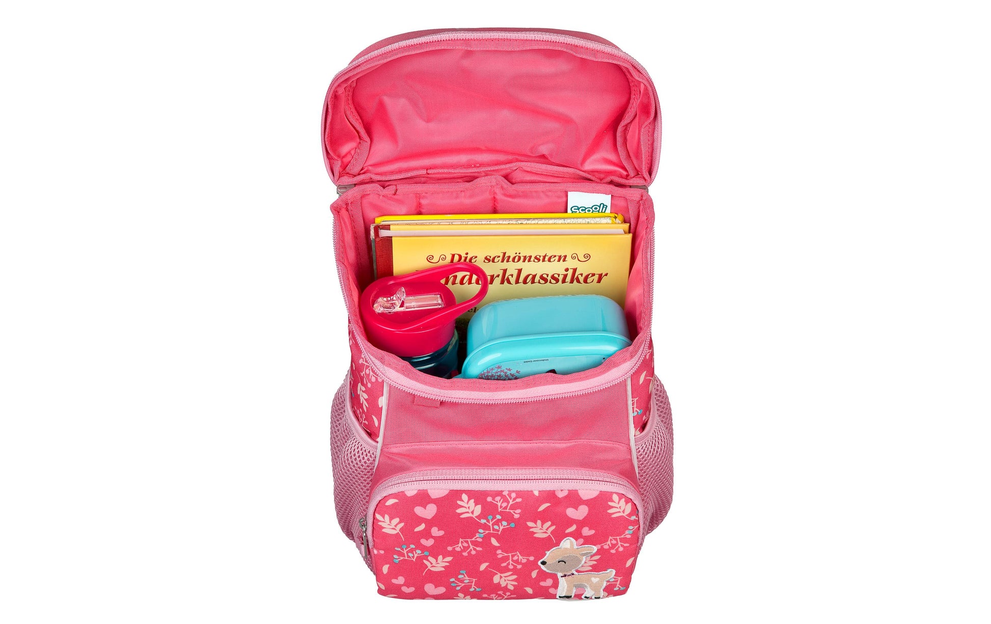 Scooli Kindergartenrucksack, Daisy Deer, 8 l, 20×19×13 cm