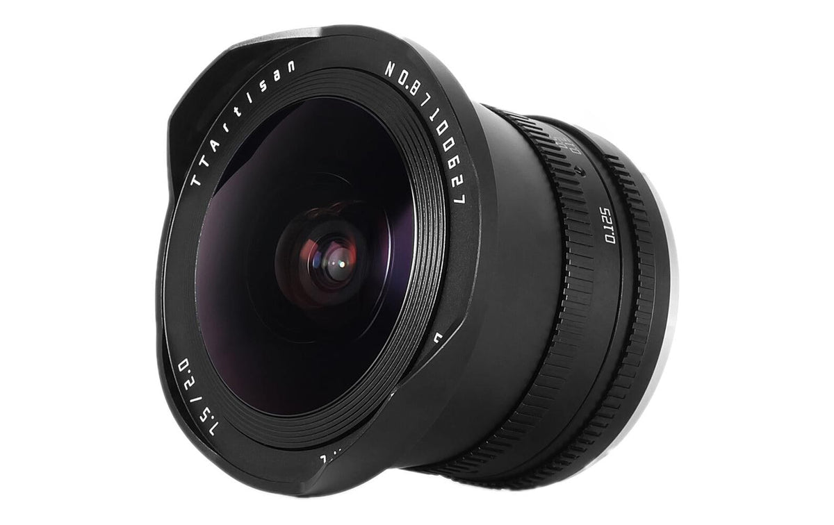 TTArtisan 7,5 mm f/2 Fisheye-Objektiv – APS-C, 180° – manuell – für Canon RF: EOS R, RP, R5 u. a.