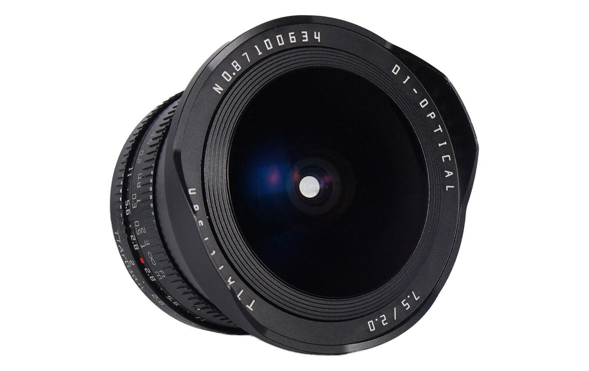TTArtisan 7,5 mm f/2 Fisheye-Objektiv – APS-C, 180° – manuell – für Canon RF: EOS R, RP, R5 u. a.