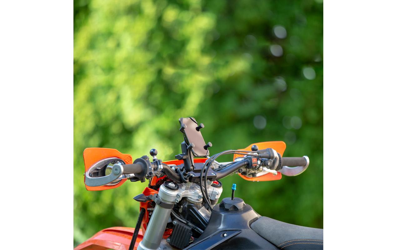 RAM Mounts Universal X-Grip – Fahrrad-/Motorrad-Halterung – Lenker, für Android/iOS – Schwarz