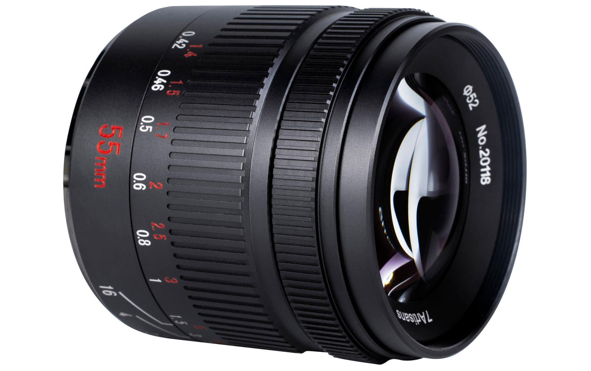 7Artisans 55 mm F1.4 MKII Fujifilm X-Mount Objektiv – 55 mm f/1.4 – APS-C, manuell – für Fujifilm