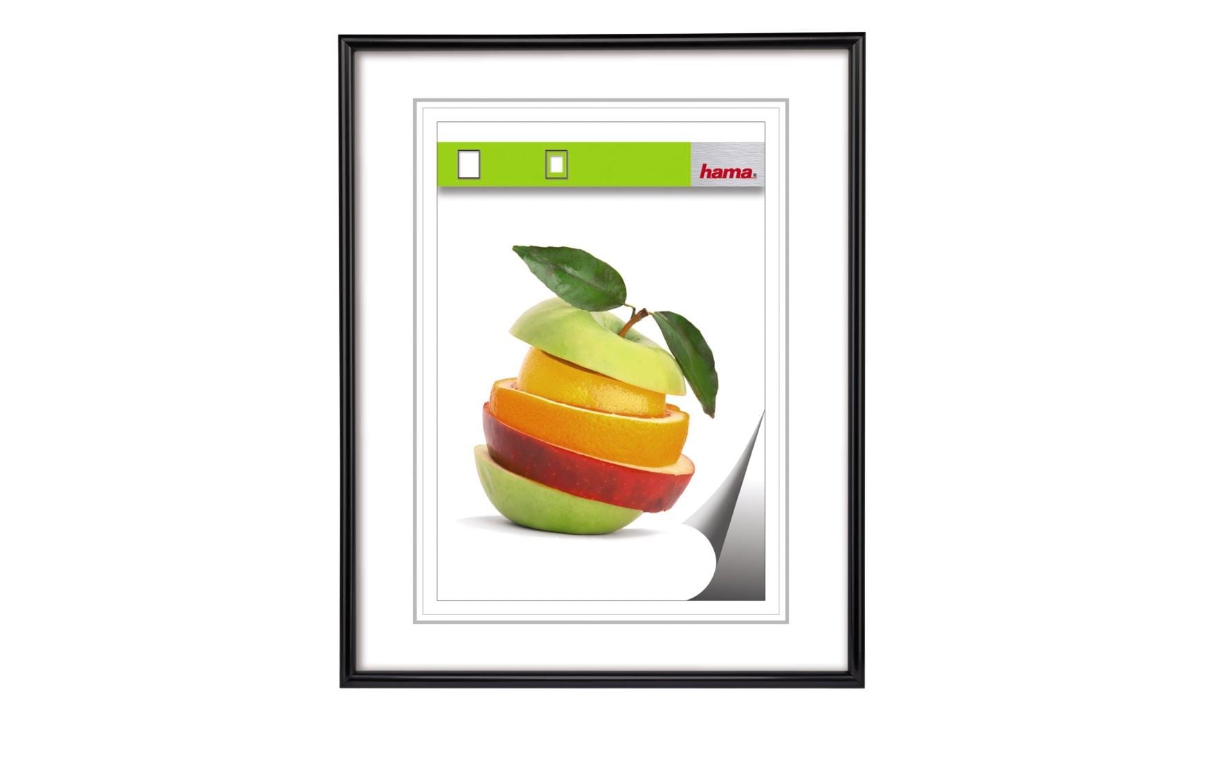 Hama Bilderrahmen – für 18 × 24 cm – Kunststoff, Schwarz