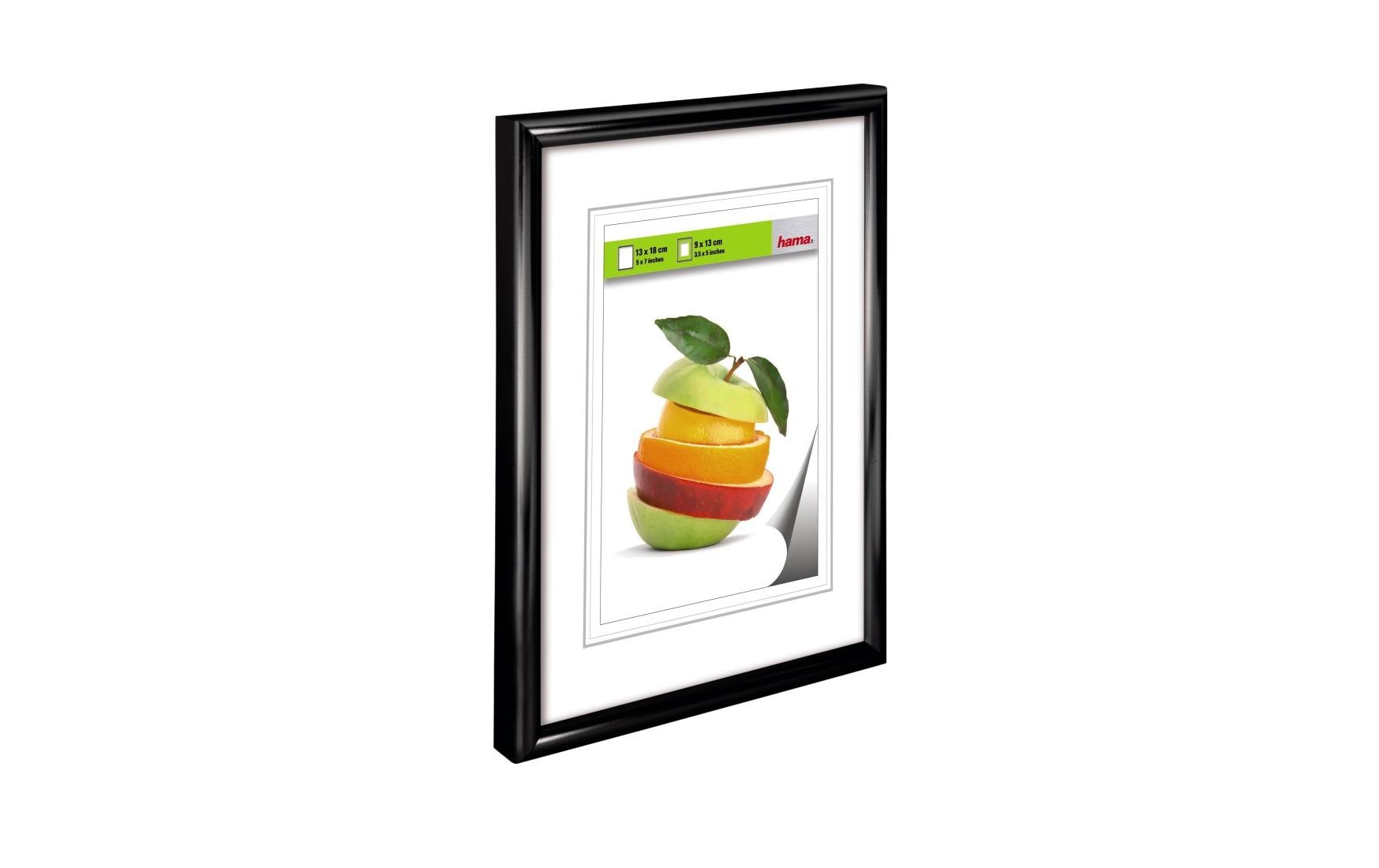Hama Sevilla Bilderrahmen – für 30 × 45 cm – Kunststoff, schwarz
